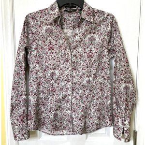 Eddie Bauer shirt women's size XS paisley print excellent shape